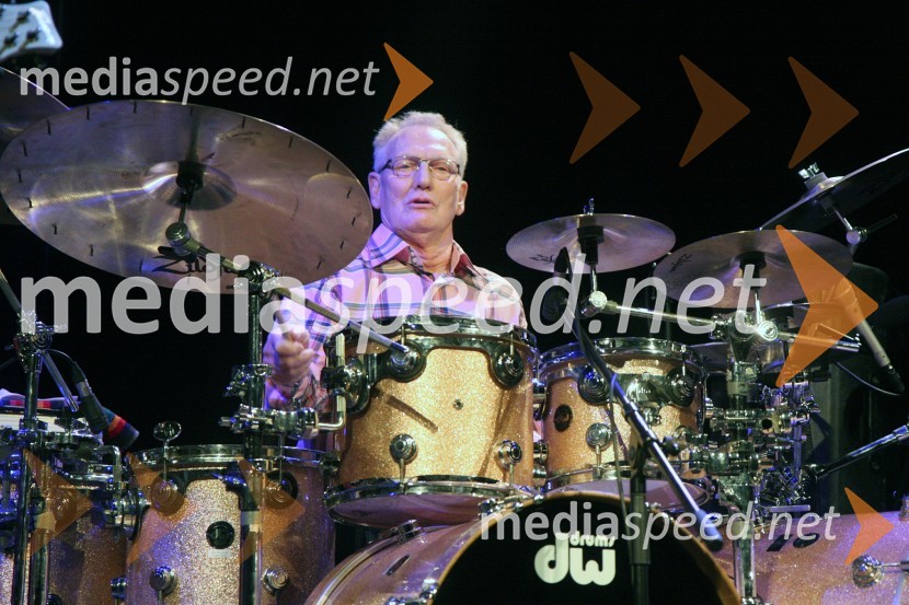 Ginger Baker, bobnarKoncert Jonas Hellborg in Ginger Baker group