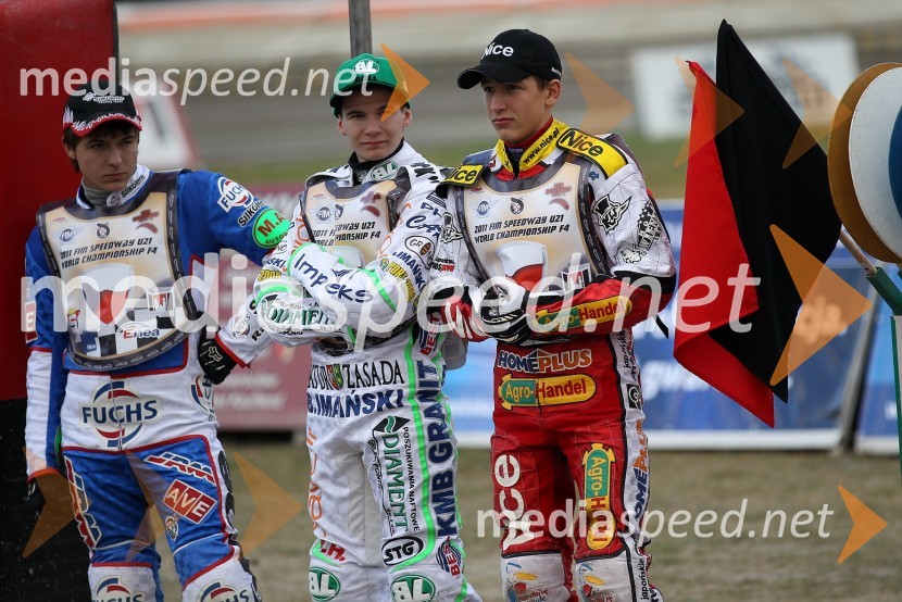 Vaclav Milik, Češka, Patryk Dudek, Poljska, Pitor Pawlicki, PoljskaSpeedway, svetovno prvenstvo mladincev, finale 4