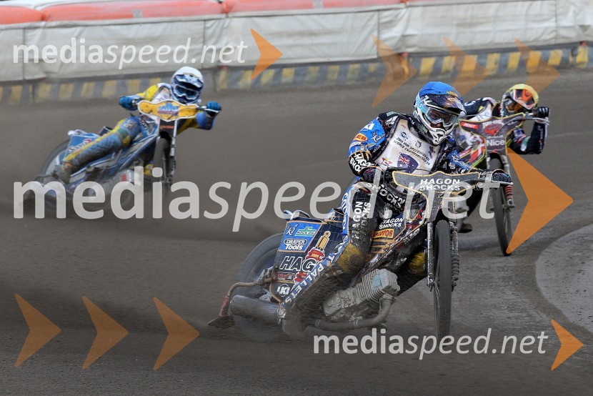 Bartosz Zmarzlik, Poljska, Darcy Ward, Avstralija in Michael Jepsen Jensen, DanskaSpeedway, svetovno prvenstvo mladincev, finale 4