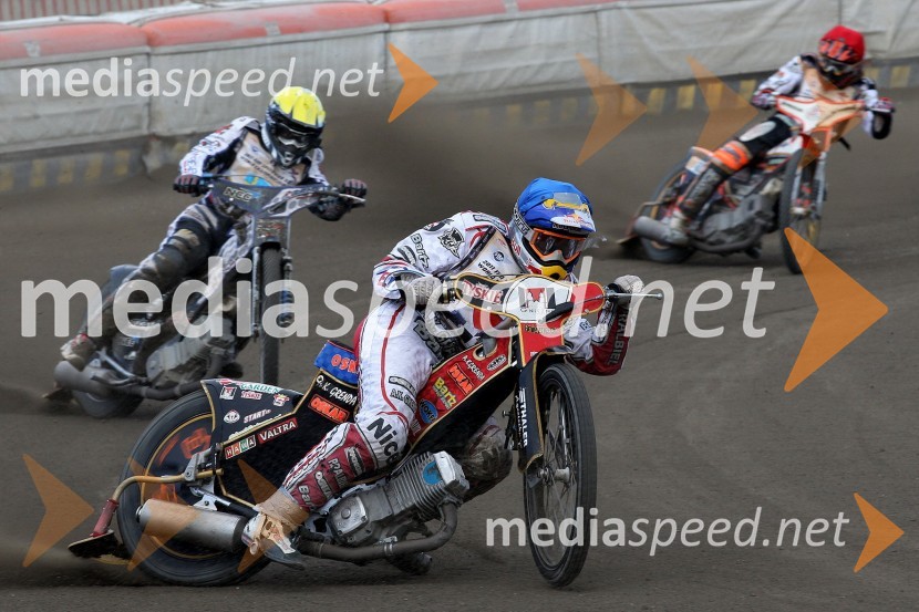 Bartosz Zmarzlik, Poljska, Mikkel B. Jensen, Danska in Patryk Dudek, PoljskaSpeedway, svetovno prvenstvo mladincev, finale 4