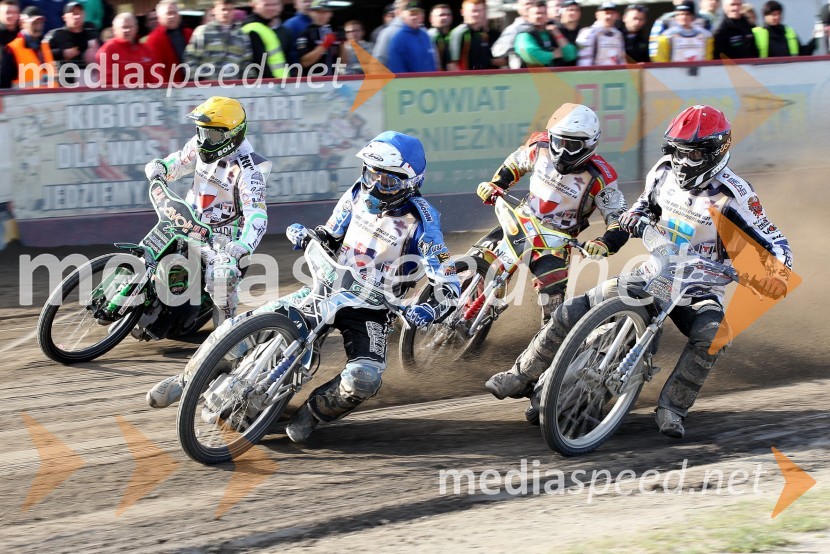 Patryk Dudek, Poljska, Martin Vaculik, Slovaška, Przemyslaw Pawlicki, Poljska, Simon Gustafsson, ŠvedskaSpeedway, svetovno prvenstvo mladincev, finale 4