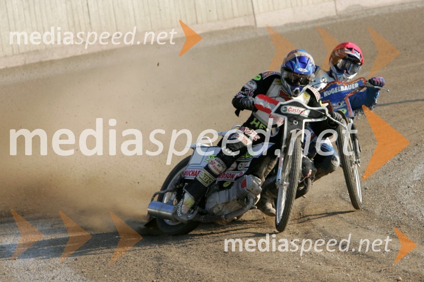 Manuel Hauzinger in Friedrich Walner, AvstrijaSPEEDWAY, 3. dirka DP posameznikov Slovenije, Avstrije in Hrvaške