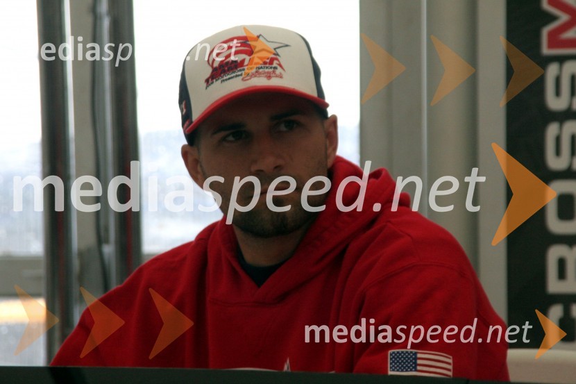 Ivan Tedesco (ZDA)MOTOKROS, Pokal narodov 2006, Winchester, Velika Britanija - tiskovna konferenca in predstavitev tekmovalcev