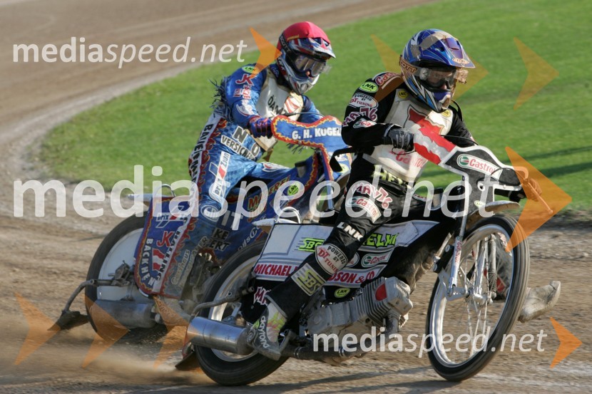 Friedrich Walner in Manuel Hauzinger, AvstrijaSPEEDWAY, 3. dirka DP posameznikov Slovenije, Avstrije in Hrvaške