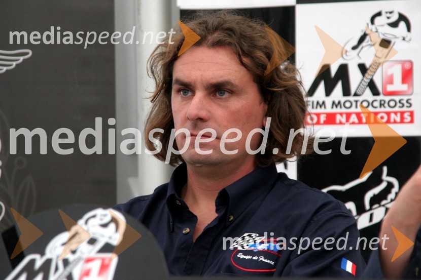 Yves Demaria (Francija)MOTOKROS, Pokal narodov 2006, Winchester, Velika Britanija - tiskovna konferenca in predstavitev tekmovalcev