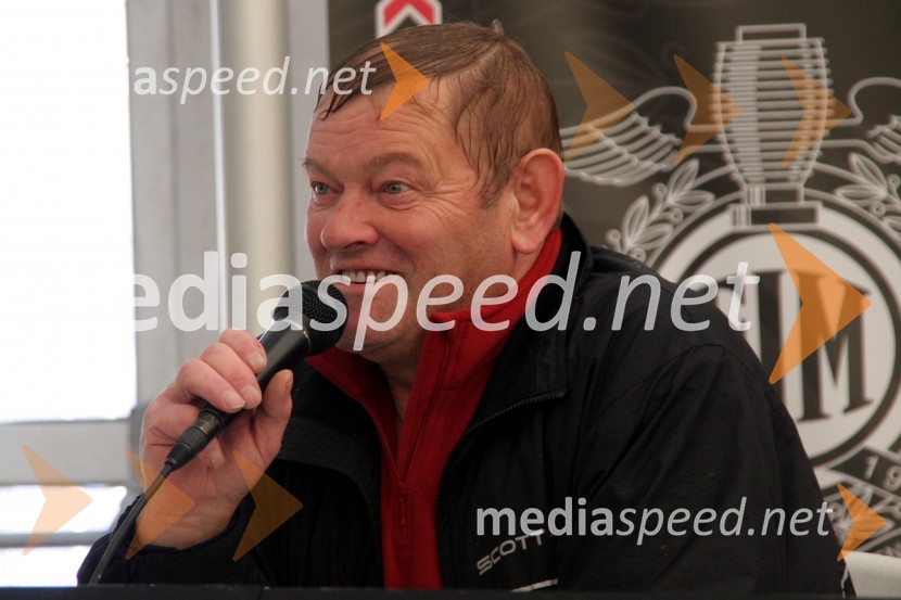 Robert Joel, vodja belgijske ekipeMOTOKROS, Pokal narodov 2006, Winchester, Velika Britanija - tiskovna konferenca in predstavitev tekmovalcev