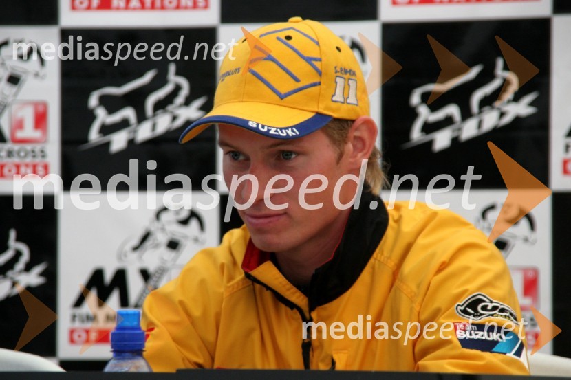 Steve Ramon (Belgija)MOTOKROS, Pokal narodov 2006, Winchester, Velika Britanija - tiskovna konferenca in predstavitev tekmovalcev