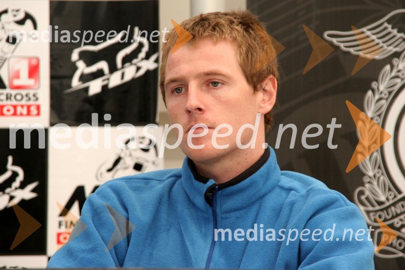 Billy McKenzie (Velika Britanija)MOTOKROS, Pokal narodov 2006, Winchester, Velika Britanija - tiskovna konferenca in predstavitev tekmovalcev