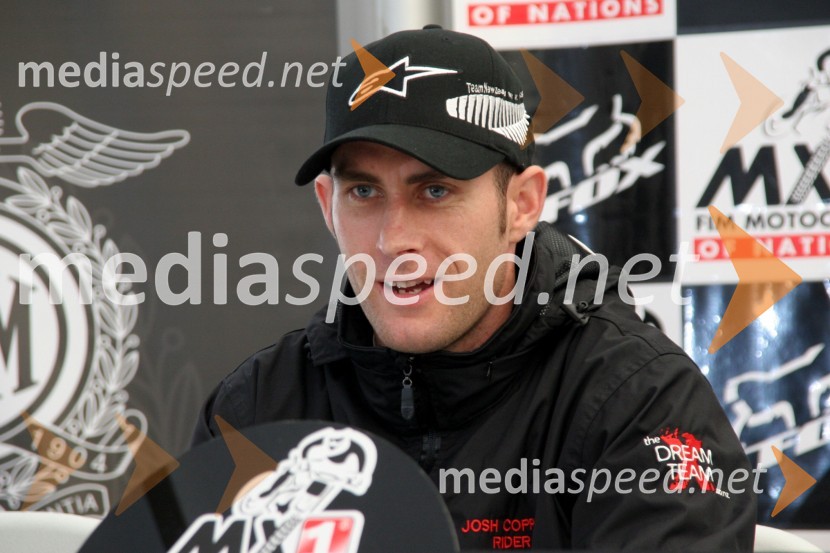 Joshua Coppins (Nova Zelandija)MOTOKROS, Pokal narodov 2006, Winchester, Velika Britanija - tiskovna konferenca in predstavitev tekmovalcev