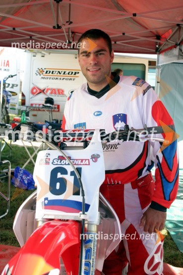 Jaka Može (Slovenija)MOTOKROS, Pokal narodov 2006, Winchester, Velika Britanija - tiskovna konferenca in predstavitev tekmovalcev
