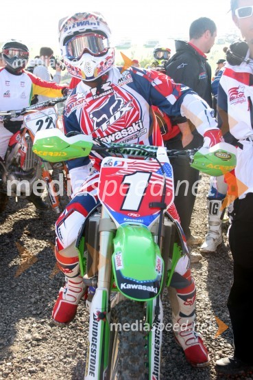 James Stewart (ZDA)MOTOKROS, Pokal narodov 2006, Winchester, Velika Britanija - tiskovna konferenca in predstavitev tekmovalcev