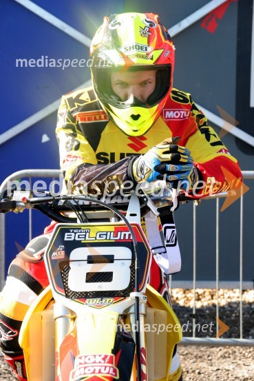Kevin Strijbos (Belgija)MOTOKROS, Pokal narodov 2006, Winchester, Velika Britanija - tiskovna konferenca in predstavitev tekmovalcev