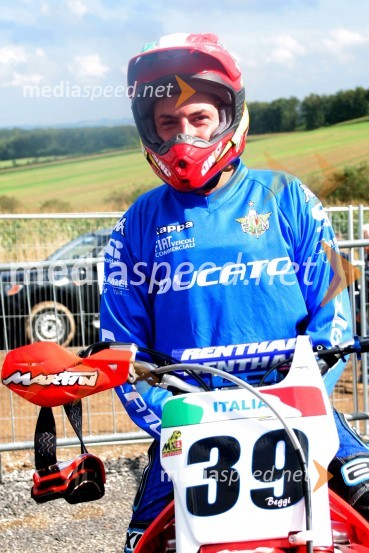 Cristian Beggi (Italija)MOTOKROS, Pokal narodov 2006, Winchester, Velika Britanija - tiskovna konferenca in predstavitev tekmovalcev