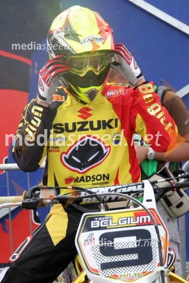 Steve Ramon (Belgija)MOTOKROS, Pokal narodov 2006, Winchester, Velika Britanija - tiskovna konferenca in predstavitev tekmovalcev