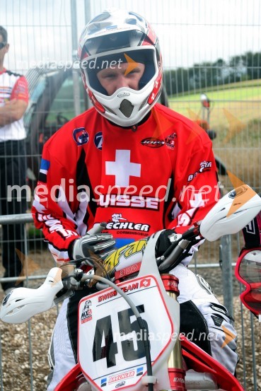 Marc Ristori (Švica)MOTOKROS, Pokal narodov 2006, Winchester, Velika Britanija - tiskovna konferenca in predstavitev tekmovalcev