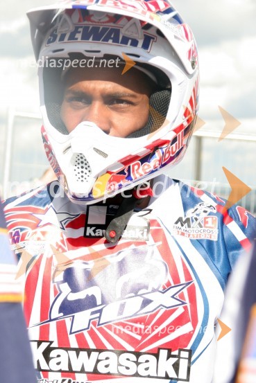 James Stewart (ZDA)MOTOKROS, Pokal narodov 2006, Winchester, Velika Britanija - tiskovna konferenca in predstavitev tekmovalcev
