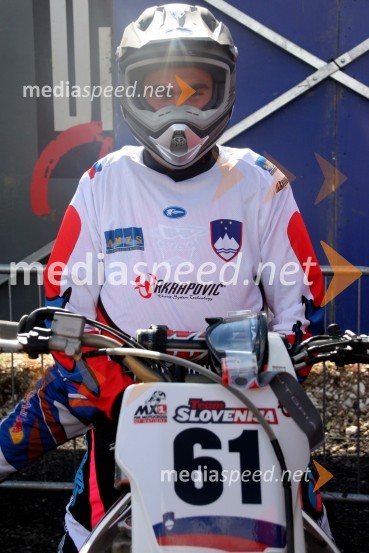 Jaka Može (Slovenija)MOTOKROS, Pokal narodov 2006, Winchester, Velika Britanija - tiskovna konferenca in predstavitev tekmovalcev