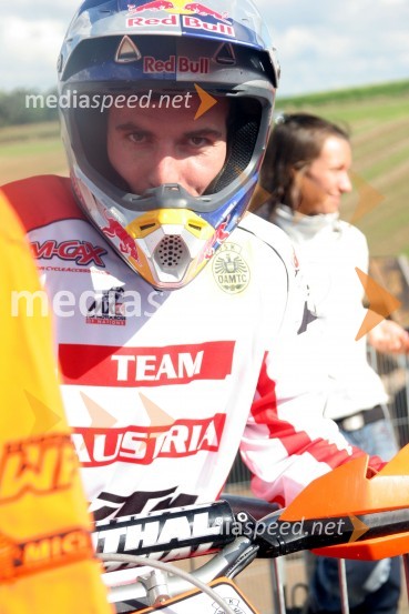 Michael Staufer (Avstrija)MOTOKROS, Pokal narodov 2006, Winchester, Velika Britanija - tiskovna konferenca in predstavitev tekmovalcev
