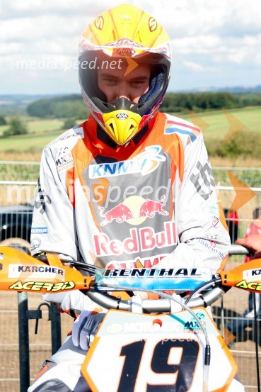 Marc De Reuver (Nizozemska)MOTOKROS, Pokal narodov 2006, Winchester, Velika Britanija - tiskovna konferenca in predstavitev tekmovalcev