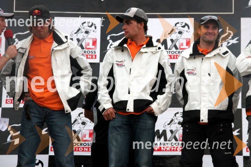 Ekipa NizozemskeMOTOKROS, Pokal narodov 2006, Winchester, Velika Britanija - tiskovna konferenca in predstavitev tekmovalcev