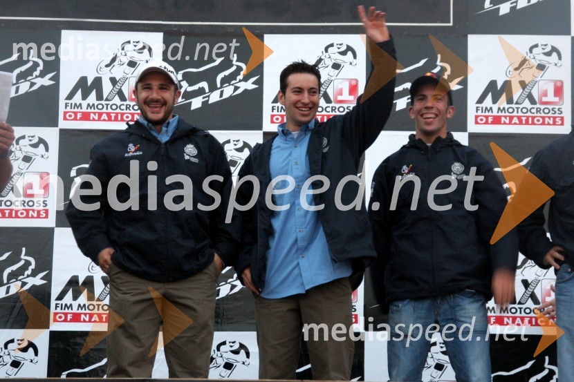 Ekipa ŠpanijeMOTOKROS, Pokal narodov 2006, Winchester, Velika Britanija - tiskovna konferenca in predstavitev tekmovalcev