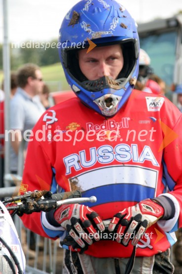 Evgeny Bobryshev (Rusija)MOTOKROS, Pokal narodov 2006, Winchester, Velika Britanija - tiskovna konferenca in predstavitev tekmovalcev