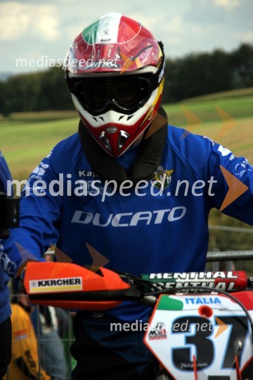 Antonio Cairoli (Italija)MOTOKROS, Pokal narodov 2006, Winchester, Velika Britanija - tiskovna konferenca in predstavitev tekmovalcev