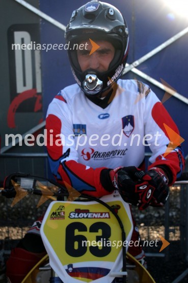 Sašo Kragelj (Slovenija)MOTOKROS, Pokal narodov 2006, Winchester, Velika Britanija - tiskovna konferenca in predstavitev tekmovalcev