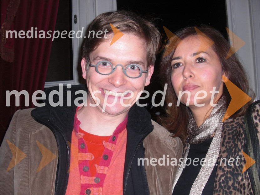 Matevž Biber, igralec in Ksenija Mišič, igralkaVojna in mir, premiera Tomaža Pandurja v HNK Zagreb