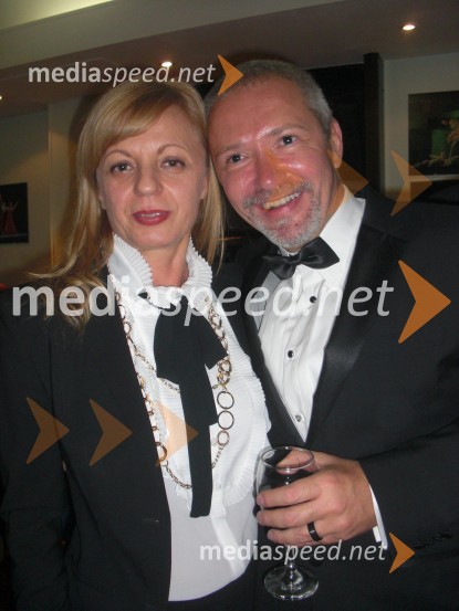 Livija Pandur, dramaturginja in Darko Lukič, avtor dramatizacijeVojna in mir, premiera Tomaža Pandurja v HNK Zagreb