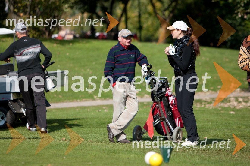 Aleš Žemva in Nataša PajenkGolf turnir z Bojanom Križajem in partnerji