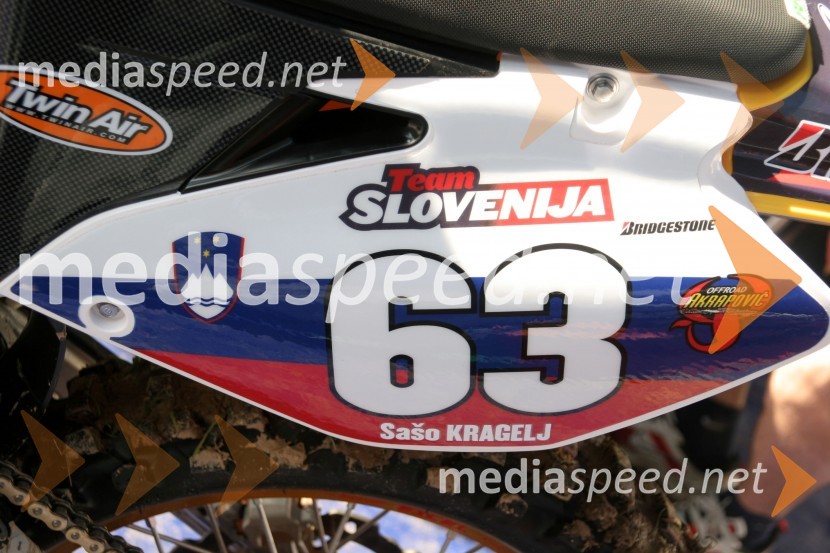 Številka Saša KragljaMOTOKROS, Pokal narodov 2006, Winchester, Velika Britanija - kvalifikacije in dirka