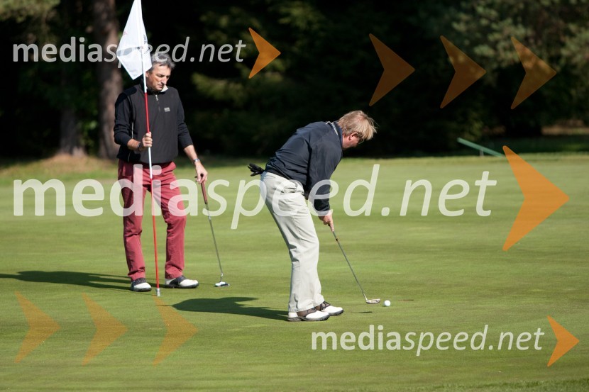 	Peter Verbič in Bojan KrižajGolf turnir z Bojanom Križajem in partnerji