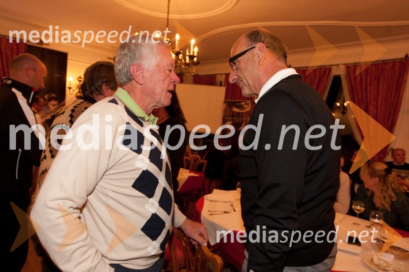 Tone Vogrinec in Heinz Slesak, generalni direktor Porsche Slovenija d.o.o.Golf turnir z Bojanom Križajem in partnerji