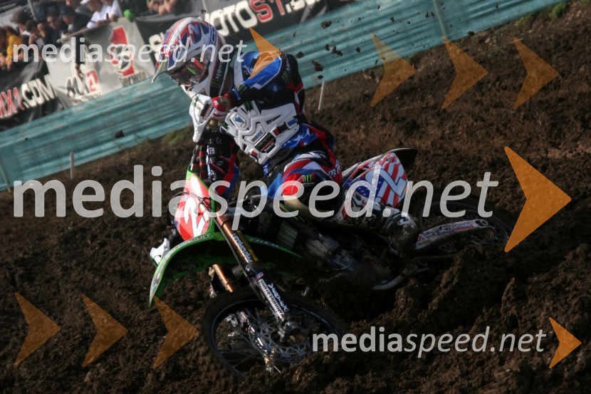 Ryan Villopoto (ZDA)MOTOKROS, Pokal narodov 2006, Winchester, Velika Britanija - kvalifikacije in dirka