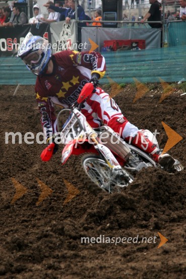 Aigars Bobkovs (Latvija)MOTOKROS, Pokal narodov 2006, Winchester, Velika Britanija - kvalifikacije in dirka