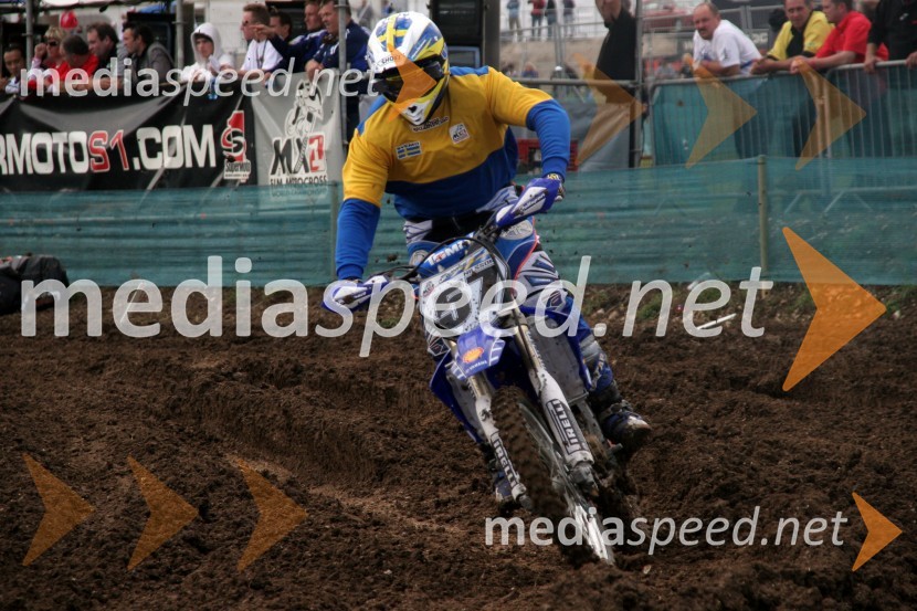 Mats Nilsson (Švedska)MOTOKROS, Pokal narodov 2006, Winchester, Velika Britanija - kvalifikacije in dirka