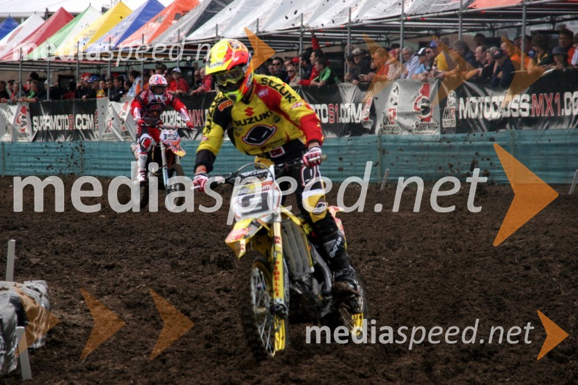 Carl Nunn (Velika Britanija) in Steve Ramon (Belgija)MOTOKROS, Pokal narodov 2006, Winchester, Velika Britanija - kvalifikacije in dirka