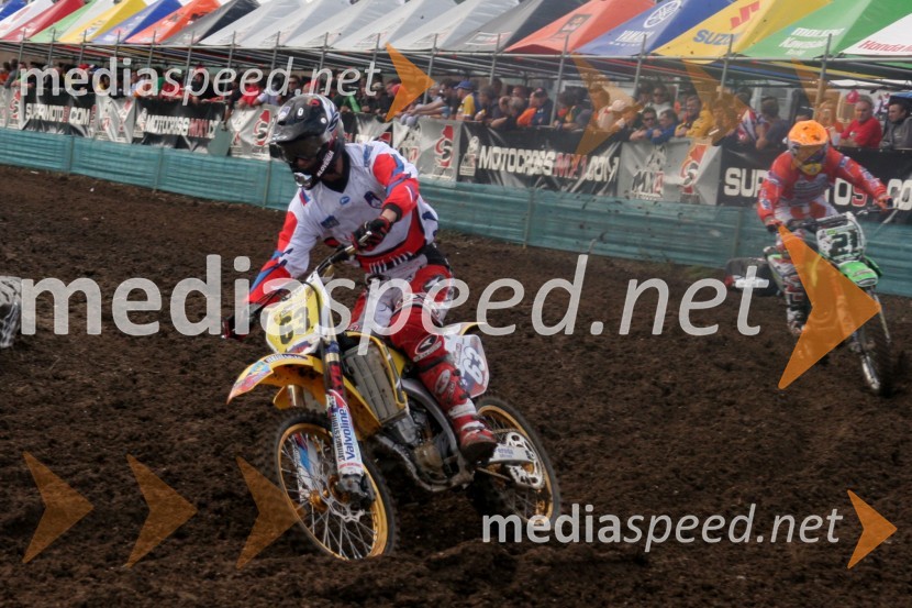 Sašo Kragelj (Slovenija) in Bas Verhoeven (Nizozemska)MOTOKROS, Pokal narodov 2006, Winchester, Velika Britanija - kvalifikacije in dirka