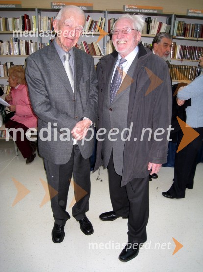 Joža Mahnič, slovenski literarni zgodovinar in poznavalec del Otona Župančiča in Tone Pavček, pesnikV spomin: Tone Pavček, pesnik