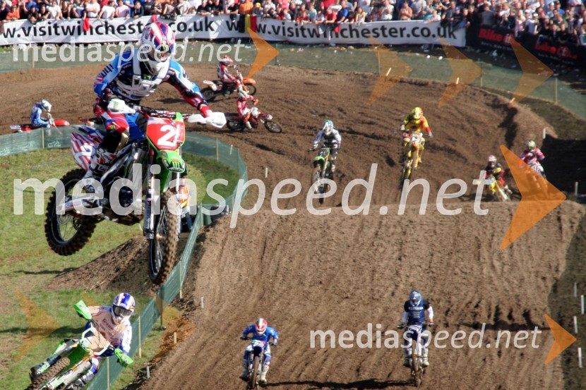 Ryan Villopoto (ZDA)MOTOKROS, Pokal narodov 2006, Winchester, Velika Britanija - kvalifikacije in dirka