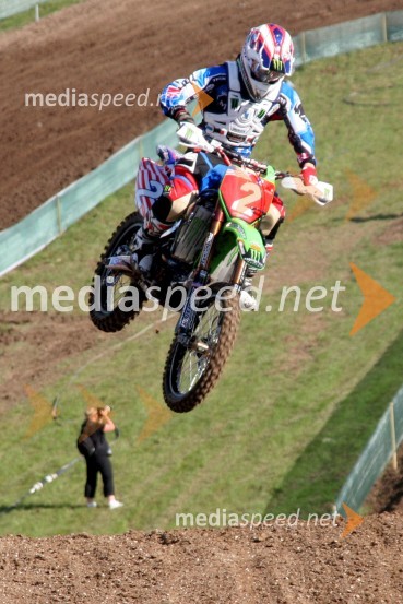 Ryan Villopoto (ZDA)MOTOKROS, Pokal narodov 2006, Winchester, Velika Britanija - kvalifikacije in dirka