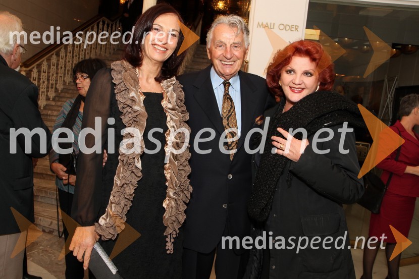 Majda Pintar, Demeter Bitenc, igralec in Milena Morača, operna pevkaBorštnikov prstan prejela Milada Kalezić