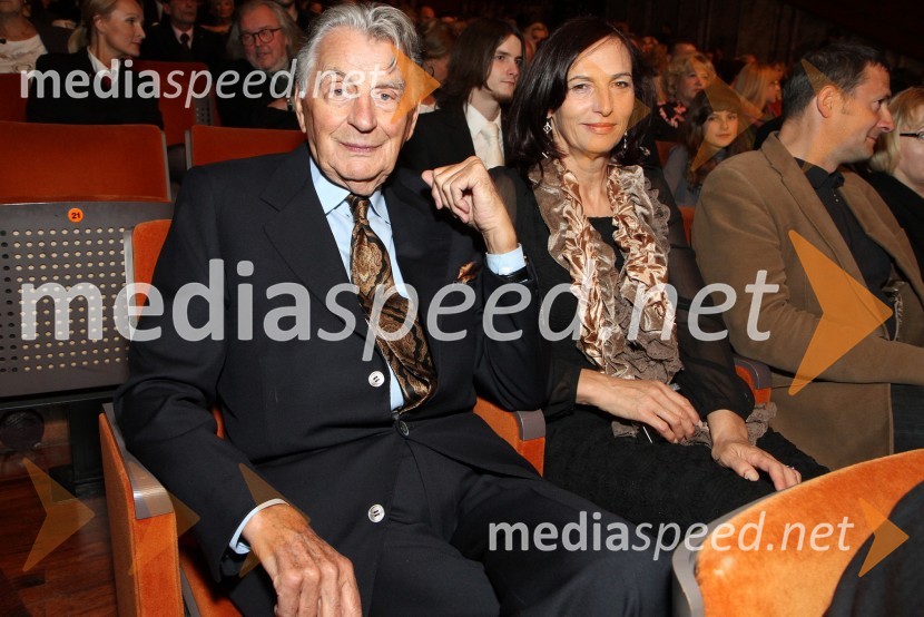 Demeter Bitenc, igralec in spremljevalka Majda PintarBorštnikov prstan prejela Milada Kalezić