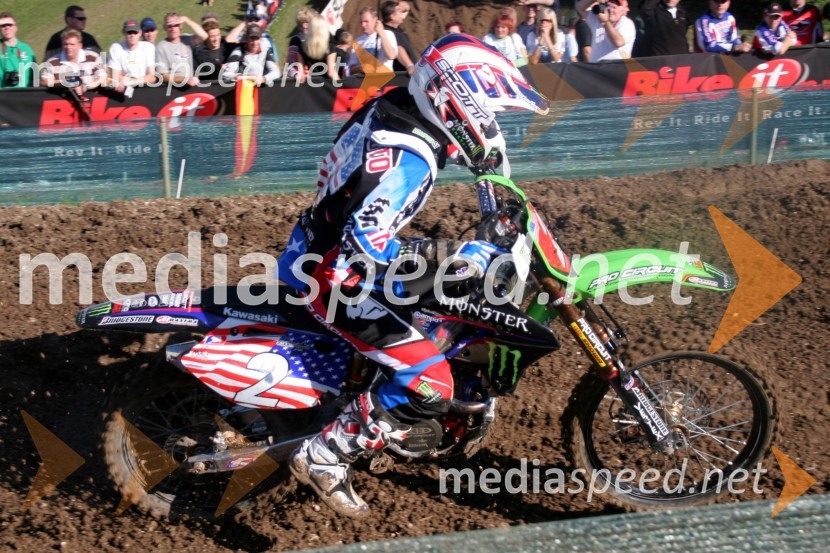 Ryan Villopoto (ZDA)MOTOKROS, Pokal narodov 2006, Winchester, Velika Britanija - kvalifikacije in dirka