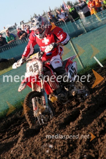 Marc Ristori (Švica)MOTOKROS, Pokal narodov 2006, Winchester, Velika Britanija - kvalifikacije in dirka