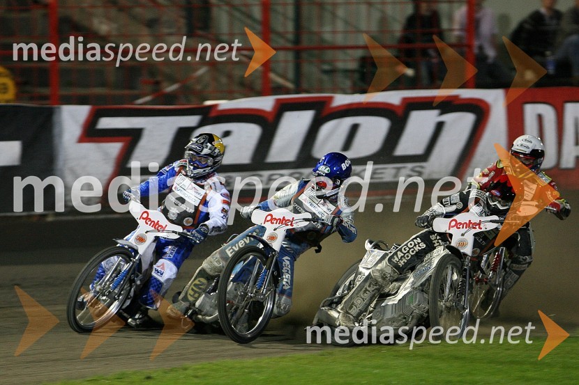 Nicki Pedersen (Danska), Tomasz Gollob (Poljska), Lee Richardson (VBR) in Leigh Adams (Avstralija)

SPEEDWAY GRAND PRIX, VN Poljske 2006, dirka
