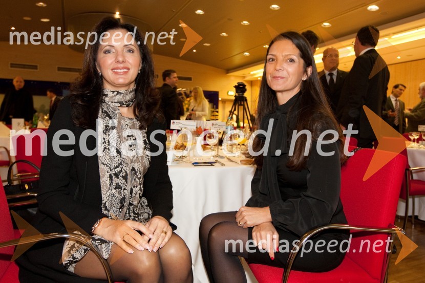 Biljana Weber, direktorica Microsoft in Jasna Mihelj Coustaury, Telsima d.o.o. in Rotary Club Ljubljana ŠiškaAmCham poslovni zajtrk z okroglo mizo: Europa in Euro