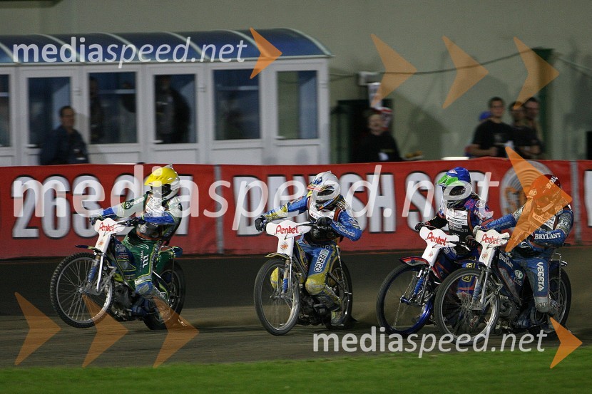 Antonio Lindbaeck (Švedska), Andreas Jonsson (Švedska), Scott Nicholls (VBR) in Tomasz Gollob (Poljska)
SPEEDWAY GRAND PRIX, VN Poljske 2006, dirka