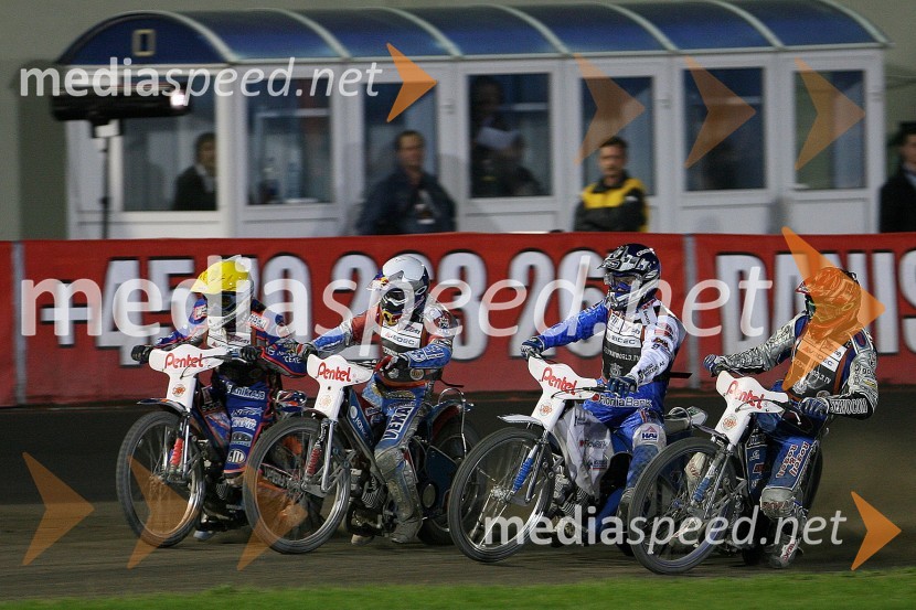 Scott Nicholls (VBR), Jaroslaw Hampel (Poljska), Nicki Pedersen (Danska) in Matej Žagar (Slovenija)
 
SPEEDWAY GRAND PRIX, VN Poljske 2006, dirka